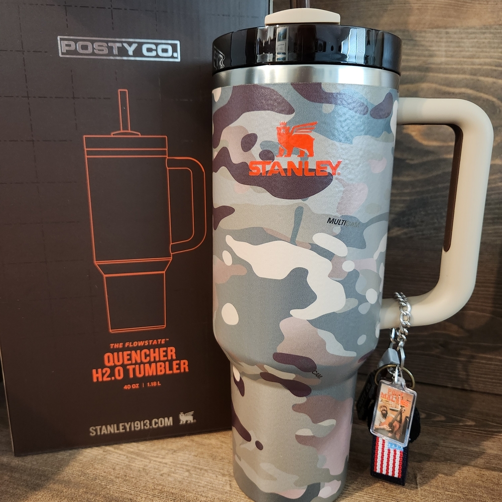 NWT Stanley X Post Malone Camo Quencher H2.0 Tumbler